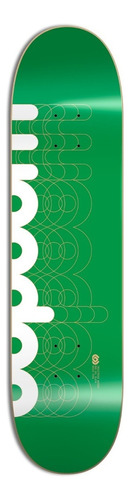 Tabla De Skate Woodoo Inst. Bauhaus Multiplied Verde