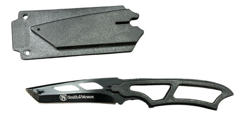 Cuchillo Smith & Wesson Táctica Para Colgar Neck Knife Negro