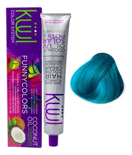 Tinte Profesional Kuul Varios Tonos Colores Fantasía Tono Azul celeste
