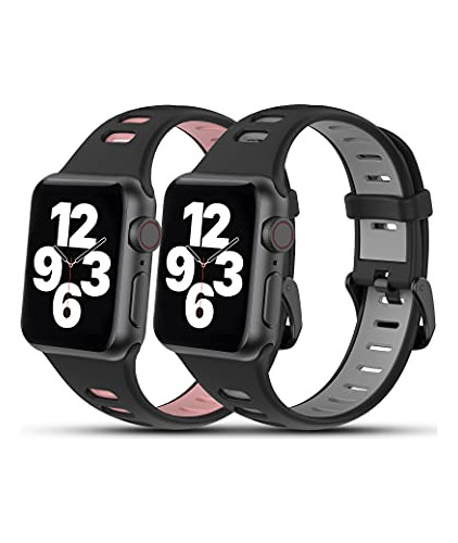 Wearlizer 2 Packs Sport Bands Compatible Con Apple Mtxrq