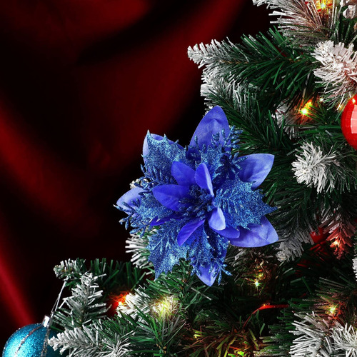 12 Flores De Nochebuena De Navidad, Flores De Nochebuena