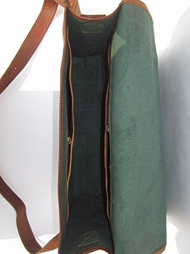 Maletin Jaald De Hombro De Cuero Flexible 3 Compartimientos