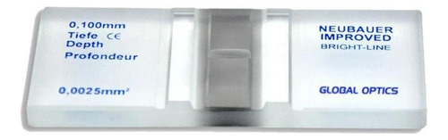 Microscópio Óptico Profissional Global Biológico 640x / Neubauer No135m Branco 110v/220v