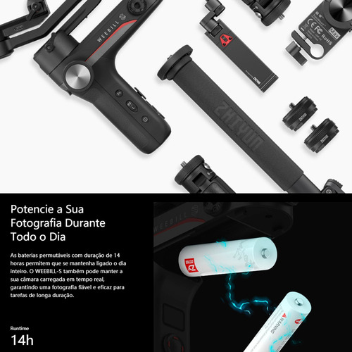 Imagem 9 de 9 de Estabilizador Gimbal Zhiyun Weebill-s Filma Foto Weebill S