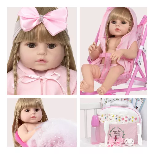 Boneca Bebe Reborn Realista Completa Barata - Cegonha Reborn