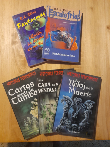 Lote De 5 Libros De Terror. 4000$