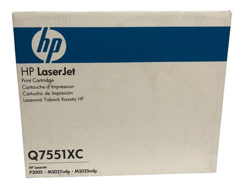 Toner Original Hp 51xc Black Q7551xc