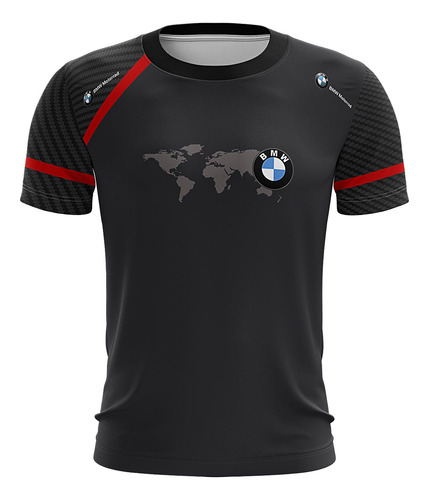 Camiseta Bmw Casual 03 Brk Motociclismo Tecido Dry