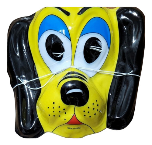 Máscaras Perros × 12 Animales Cotillón Mascotas Disfraz
