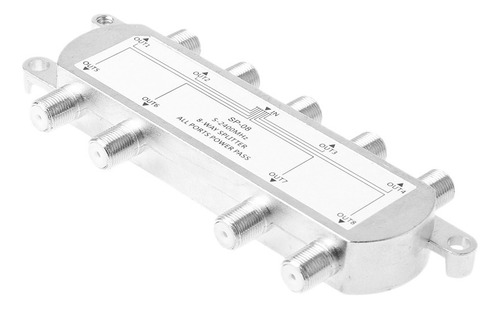 Z Divisor De 8 Vías 5-2400mhz Señal Divisor Satelital Antena