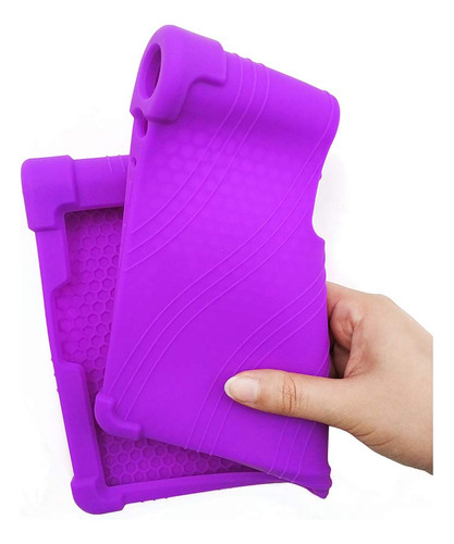 Funda Para Lenovo Yoga Smart 10.1 PuLG 2019 Silicona Violeta