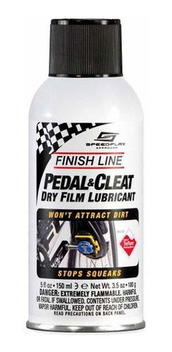 Lubricante Seco P/pedales/placa Bicicleta 148ml Finish Line