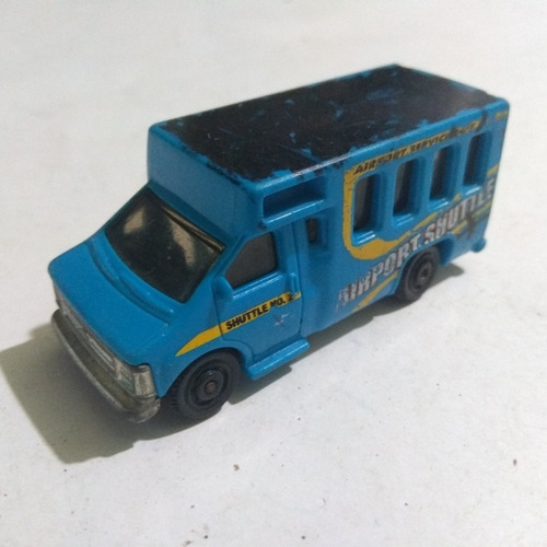 Matchbox Chevy Transport Bus Blue Airport 1/64 Loose