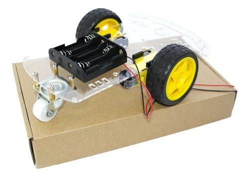 Chasis Robot 2 Motores Carrito Seguidor De Linea Carro Chassis Sumo Robot Sumobot 2wd Kit Arduino