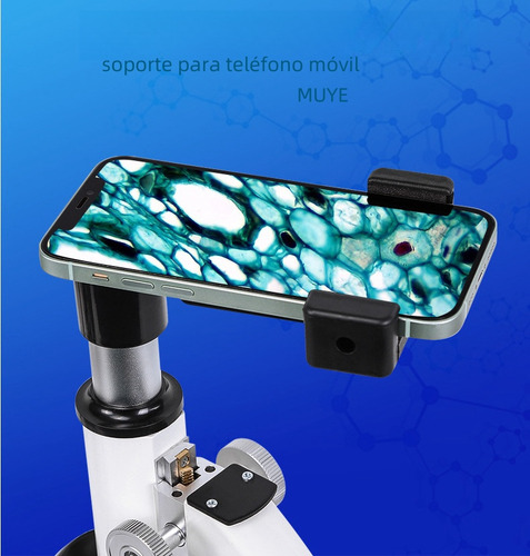 Microscopio Óptico Biología Educación Escolar Pantalla Kit