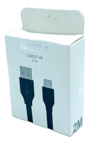 5 Cables 1hora V8 Micro Usb 2 Metros Rudo Carga Rápida Datos