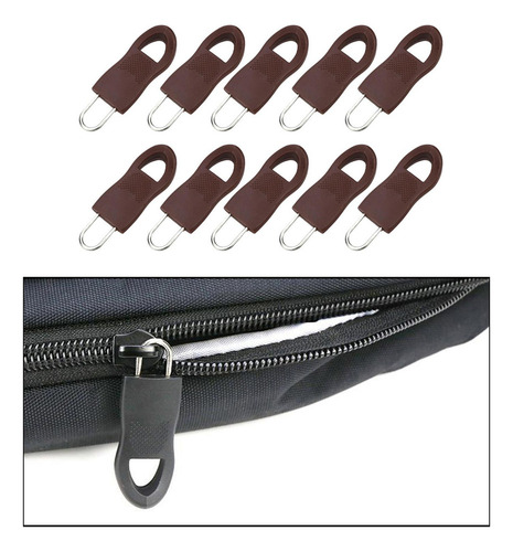 Xd 2 X 10x Desmontable Zip Fixer Zipper Tags Reparación Pull