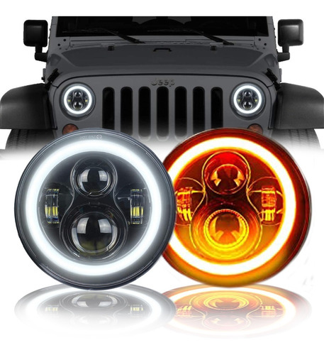 Jeep Wrangler Faro Led 5 Modos , El Par 