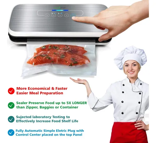 Sistema De Sellado Al Vacío Automático Nutrichef Pkvs