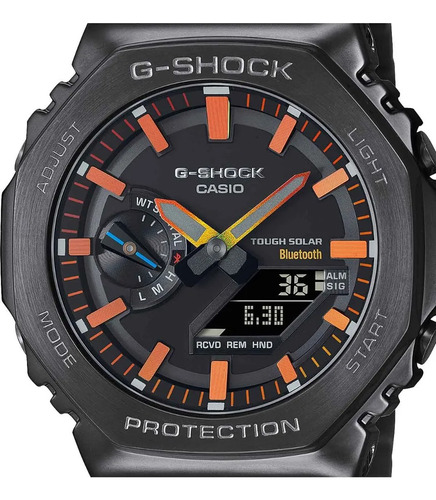 Reloj Casio G-shock Gm-b Para Caballero Color de la correa Negro Color del bisel Negro Color del fondo Negro