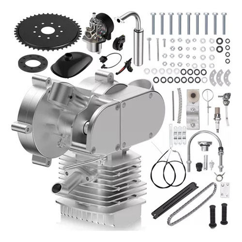 Kit De Motor De Gasolina Modificado Con Marco En V Para Bici