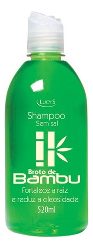 Shampoo Broto De Bambu- 520ml Cabelo Oleoso Lucy's