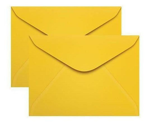 Envelope Para Convite Amarelo 72x108mm Scrity 100un