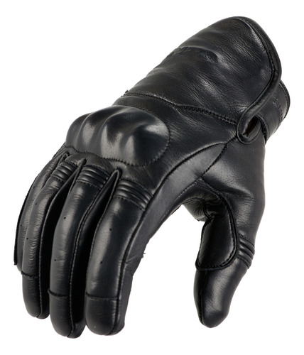 Guantes Moto Cuero Protecciones Nine To One Classic Pr Color - Talle L