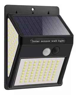 Reflector De 144 Leds Con Panel Solar Y Sensor De Movimiento