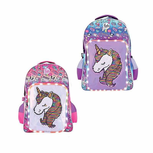 Imagen 2 de 5 de Mochila Hombro Unicornio Footy Duendesyprincesas