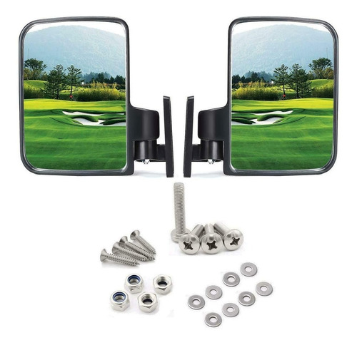 Imagen 2 de 7 de Espejos Laterales P/ Carrito De Golf. Yamaha, Ez-go Y Otros