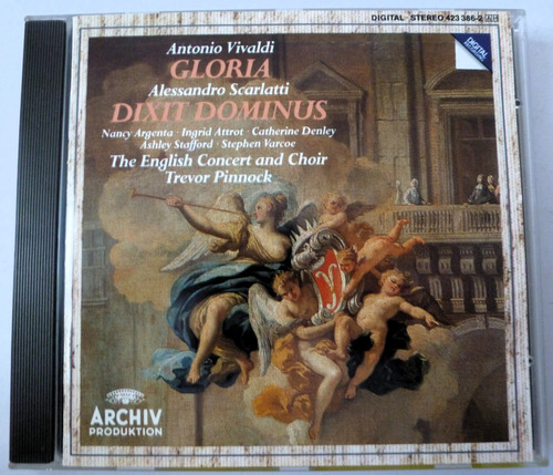 Cd Vivaldi Gloria Scarlatti Dixit Dominus Trvor Pinnock  (s)