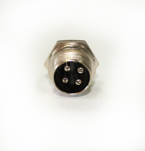 Conector Mike 4 Vias Macho