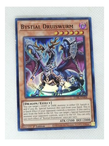 Bystial Druiswurm Super Yugioh