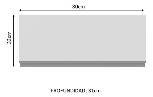 Alacena 1 Compartimento Para Horno Madesa - Blanco