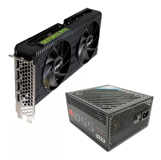 Placa De Video Nvidia Rtx 3050 + Fuente 550w 80 Plus Bronce