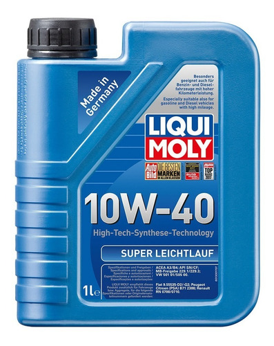 Aceite Sintetico 10w40 1 Litro Liqui Moly