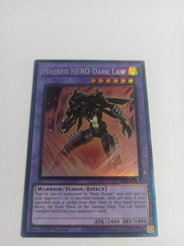 Masked Hero Dark Law - Collector´s Rare    Ra01