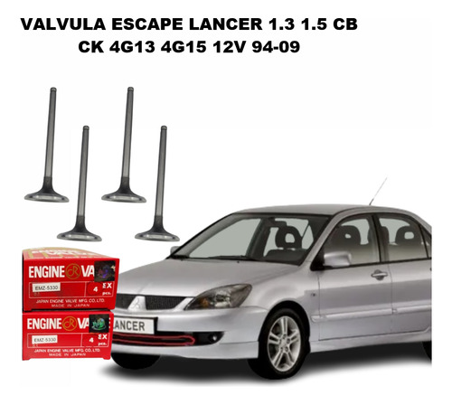 Valvula Escape Lancer 1.3 1.5 Cb Ck 4g13 4g15 12v 94-09