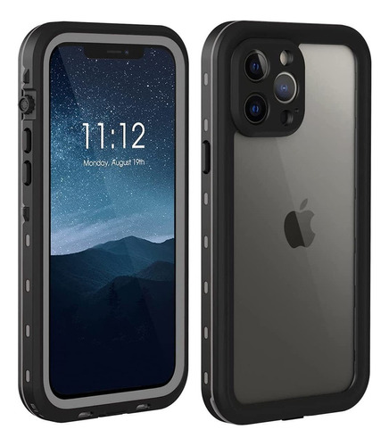 Funda Para iPhone 13 Pro, Negro/transparente/sumergible