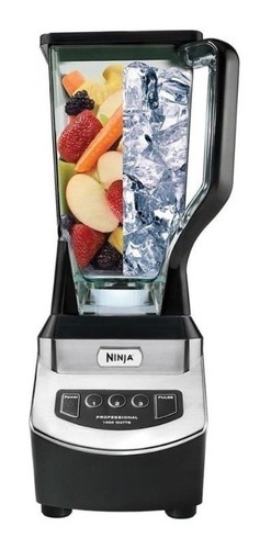 Licuadora Ninja Professional Blender Nj600 Black Silver 120v (Reacondicionado)