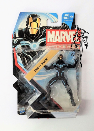 Marvel Universe Iron Man Negro Heroic Age Det11cm Brujostore