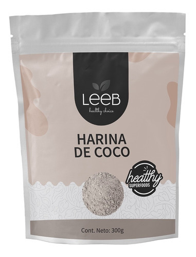 Leeb Harina De Coco Bolsa Con 300g