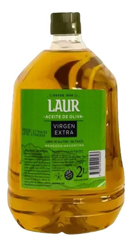 Aceite De Oliva Laur Virgen Extra Pet X2000cc