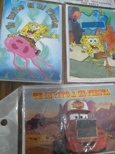 Invitaciones Para Fiesta Niño Con Sobre Pack De 30