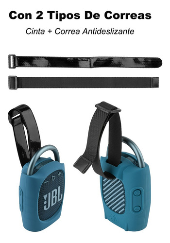 Funda Protectora Silicona Para Jbl Clip4 Altavoz Bluetooth
