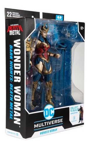 Imagen 7 de 9 de Wonder Woman Figura De Coleccion Dc Multiverse Death Metal