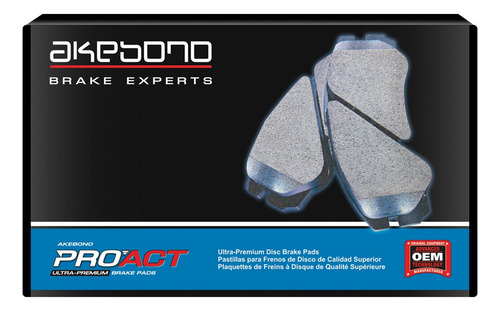 Balata Akebono Act465c Del Honda Civic 2011