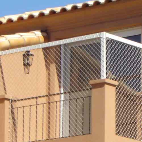 Imagen 4 de 6 de Cerramiento Red Proteccion Terraza Baranda Niño Bebe Gato