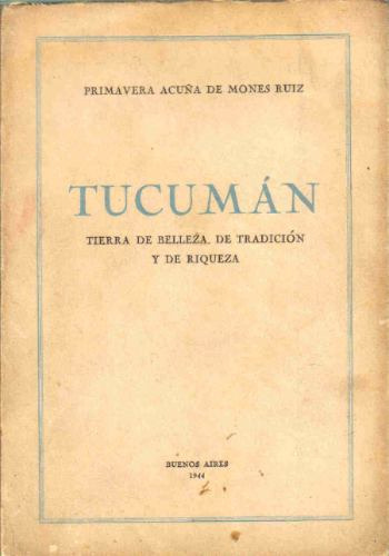 Tucuman - Acuña De Mones Ruiz